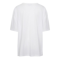 T-shirt en tricot surdimensionné personnalisé à motif de dessin animé, design personnalisé, polyester/coton, col en V, manches courtes, respirant, séchage rapide