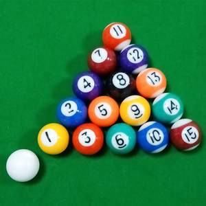 Juego de Bolas de Billar de Resina Rusa de Fábrica Hongjie, 57.2 mm, Tamaño Estándar Profesional, Logotipo Personalizado Disponible, 16 Bolas - Product Image 3