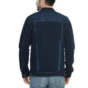 Veste en jean surdimensionnée de haute qualité avec logo imprimé personnalisé, streetwear lourd pour l'hiver en plein air - Product Image 4
