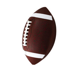 Balles de rugby vintage en cuir avec logo personnalisé pour les sports d'entraînement et l'extérieur en caoutchouc PVC PU pour les promotions - Product Image 3