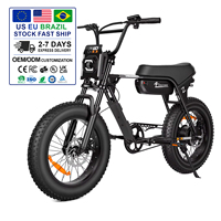 Vélo électrique tout-terrain ZUMI US Brazil Stock 48V 750W à pneus larges pour adultes, longue autonomie, vente en gros OEM ODM