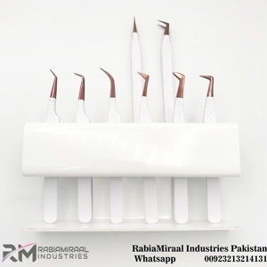 RMI ที่วางแหนบอะคริลิคแบบ6รูที่ยึดชั้นวางแหนบสไตล์ใหม่ขาตั้งสำหรับการต่อขนตาอุปกรณ์เสริม - Product Image 3