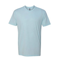T-shirt à col rond pour homme Next Level NL6010, mélange de trois tissus, 50% polyester/25% coton/25% rayonne, coupe classique, étiquette au col, t-shirts pour homme