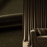 Tissu de canapé tissu de velours hollandais textile d'ameublement doux pour canapé rideau coussin fournisseur en gros de velours