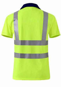 Hi Vis Camisas de manga corta de seguridad reflectantes de alta visibilidad 2025 Ropa DE TRABAJO Polo de seguridad de manga corta de alta visibilidad - Product Image 2