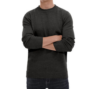 Pull en coton à manches longues pour femme avec logo personnalisé brodé, style décontracté en tricot pour l'automne et l'hiver, taille plus - Product Image 6