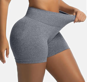 Seamless Gym Shorts Design Sports Fitness Workout <b>leggings</b>, Seamless, High Waist - Product Image 4