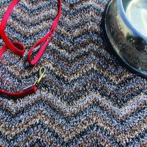 Washable Tufted <b>Kitchen</b> <b>Mat</b> with Anti-Slip <b>Rubber</b> Base-Cushioned Chevron Design - Product Image 6