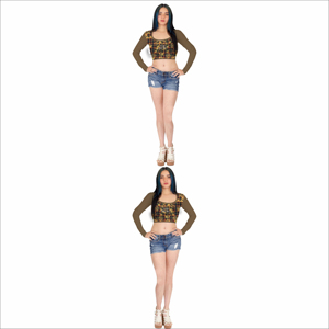 Mode femmes haut court t-shirt coton décontracté Slim Fit été à manches courtes élégant en gros - Product Image 4