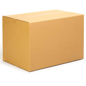 Robusta 60x40x40 cm Cardboard <b>Box</b> with Handle <b>for</b> <b>Moving</b> or Shipping Clothing Including Outerwear-Perfect Clothing Organizer - Product Image 5