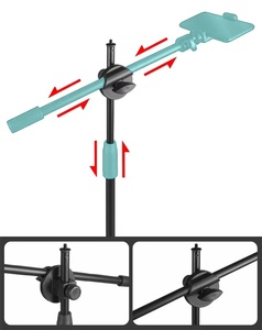 Trípode horizontal para teléfono inteligente, mesa, soporte de callos superior para teléfono móvil, filmación, fotografía, brazo <span class=keywords><strong>articulado</strong></span> - Product Image 4