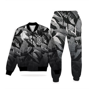 Ensemble de survêtement d'hiver pour homme, grande taille, en polaire polyester, avec logo personnalisé, vêtements de sport chauds, ensemble deux pièces - Product Image 5