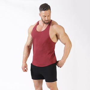 Camiseta sin mangas de gimnasio ligera y cómoda para hombres con características de alta calidad para entrenamiento y entrenamientos Camiseta sin mangas - Product Image 4