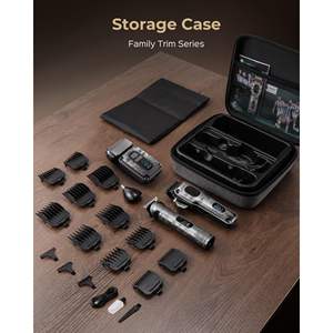 Afeitadora Eléctrica Inalámbrica Profesional para Hombre, 4 Velocidades, Pantalla LED, Resistente al Agua, Cuchilla de Acero Inoxidable, Funciona con Batería - Product Image 4