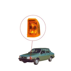 Luz Intermitente Delantera para Dacia con Lentes Ahumadas, Lámpara Amarilla, Zócalo para Modelos Antiguos Q3 Octavia Scirocco Sharan VW - Product Image 2