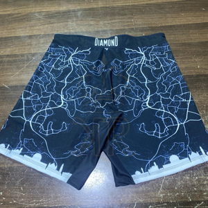 Pantalones cortos de Muay Thai con cintura elástica y etiqueta privada personalizada, pantalones cortos de boxeo MMA, entrenamiento BJJ, impresión por sublimación, ropa de artes marciales - Product Image 2