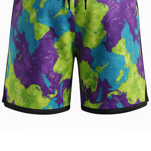 Pantalones Cortos de Baloncesto Sublimados Personalizados para Hombre, Ropa Deportiva Ligera de Malla para Gimnasio, Entrenamiento y Juego en Cancha - Product Image 5