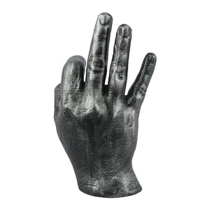 Présentoir de table décoratif artistique de pièce maîtresse de main noire élégante pour le bureau à domicile événement fête de mariage utilisation de cadeau Style Sculpture - Product Image 5