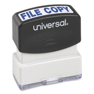 Sello Preentintado Universal con Tinta Azul, Material de Espuma y Plástico para Copiar Archivos de Oficina y Mensajes - Product Image 1