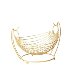 Panier de rangement de fruits en fil métallique multifonction écologique fait à la main de qualité supérieure finition attrayante décor de salon chaud - Product Image 4