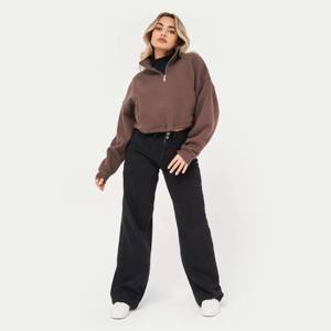 โลโก้ที่กําหนดเองผู้หญิงธรรมดาขนแกะสาวเสื้อวางไหล่เสื้อเหงื่อผู้หญิงเสื้อสเวตเตอร์ O คอเสื้อสเวตเตอร์ - Product Image 1