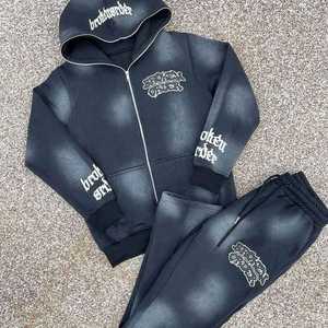 Sweat-shirt à capuche en molleton pour femme, streetwear d'hiver, logo personnalisé, écologique, uni - Product Image 6