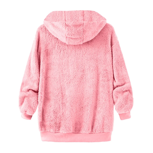 Sudadera con capucha de lana polar Shepar para hombre Sudadera con capucha y cremallera completa de algodón de rizo francés para hombre y mujer - Product Image 4