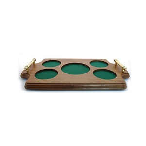 Esmalte impreso diseño multiusos usado de alta calidad bandeja de madera comida desayuno aperitivos Bandejas para servir - Product Image 5