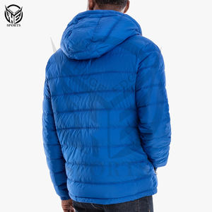 Chaqueta Acolchada Impermeable con Capucha y Logotipo Frontal, Estilo de Moda Personalizado, Unisex, para Invierno, Ropa de Calle al por Mayor - Product Image 2