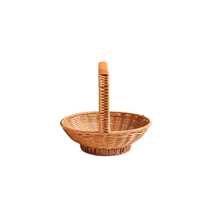 Adorable cesta de colección de Pascua 2024, cesta de regalo de conejo tejida cuadrada para niños, herramienta de organización perfecta, uso de dulces hechos de ratán - Product Image 3