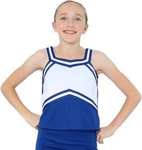 Uniformes de porristas rojos personalizados para mujer, trajes de porristas con pedrería para adultos, 100% poliéster, venta al por mayor - Product Image 3