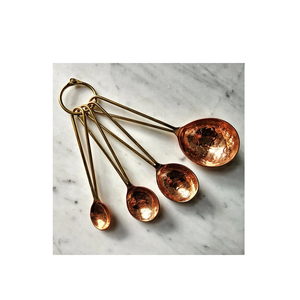 ช้อนตวงทำจากทองแดงใช้สำหรับทำอาหารและอบของเหลวแบบแห้งขัดเงาด้วยราคาที่ดีที่สุด - Product Image 4