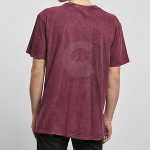 Camisetas de Hombre con Lavado Ácido, Estilo Urbano, Verano, Casual, Manga Corta, a la Moda, Cómodas, Suaves, Ligeras, para Uso Diario - Product Image 2