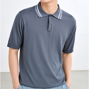 Chemises polo de sport vierges à séchage rapide pour hommes, t-shirts polo imprimés, polos personnalisés unis, matériel 100% coton, sur mesure, bon marché - Product Image 2