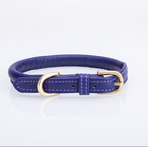 High Quality Green Leather Hound Dog <b>Collar</b> for Greyhound and Whippet - Product Image 1