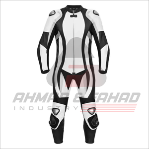 Trajes de moto de cuero genuino impermeables Chaqueta de desgaste de carreras de automóviles Trajes de moto de cuero de diseño premium personalizado de alta calidad - Product Image 1