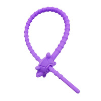 Cordon de suspension pliable en silicone motif petite tortue pour vêtements, sacs, jouets, accessoires de bricolage, salle de bain, cuisine, armoire