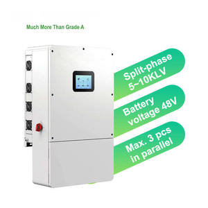 Prix d'usine USA 120v 240v Monophasé 8kw 10KW Onduleur hybride MPPT Hors réseau Portable Stockage d'énergie Onduleur solaire - Product Image 3