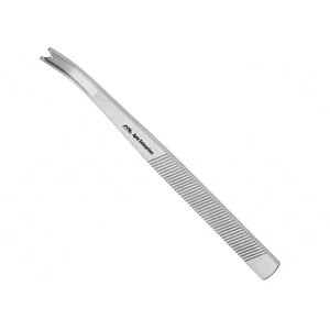 Osteotome chirurgical en acier inoxydable de qualité supérieure de 18 cm pour rhinoplastie, à lame Blume, courbé en V - Product Image 1