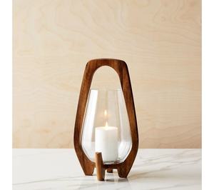 Lanterne en bois à structure unique avec couvercle en verre, décoration intérieure, taille personnalisée, lanterne en bois - Product Image 4