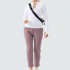 Pantalones de golf personalizados para mujer Tela ligera Slim Stretch Fit Impresión o etiquetas bordadas Marca personal y opciones de Etiqueta - Product Image 5