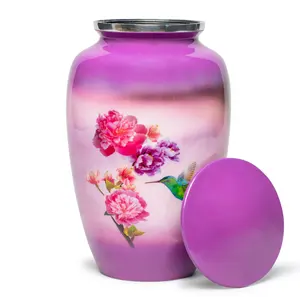 Urna para Adultos de Artesanía Increíble, Grande, Estilo Americano Colibri, Hecha en Uttar Pradesh - Product Image 2