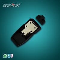 SK3-038B Cerradura de Puerta Cilíndrica KUNLONG de 60 mm, Grado 3 ANSI, Niquelada, Negra, Sin Llave, para Uso Comercial