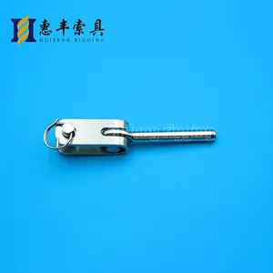 High Polished Stainless Steel Eye Type Swage Toggle Terminal fittings for cable railing hardware