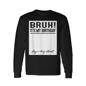 Maglietta a maniche lunghe con stampa grafica a tema festa per bambini, abbigliamento da festa, top promozionale - Product Image 2