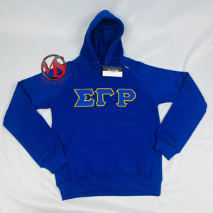 เสื้อสวมหัวมีฮู้ด Sigma Gamma Rho, เสื้อมีฮู้ดพิมพ์สกรีนและแพทช์แขนเต็มรูปแบบ - Product Image 5