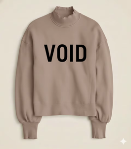 Sweat-shirt oversize pour femme, col montant, badge, paillettes, streetwear, coupe ample, manches longues, tissu doux, décontracté, pull d'hiver - Product Image 1