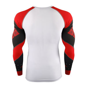 High Quality Wholesale Bjj Rash Guard Custom sublimation printed full Fitness <b>Swim</b> <b>Shirts</b> Printed Long Sleeve MMA rash guard - Product Image 5