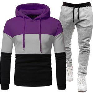 Chándal deportivo de dos piezas para mujer, chaqueta cálida y delgada de manga larga con cintura elástica, pantalones con cordón, traje deportivo de dos piezas - Product Image 1