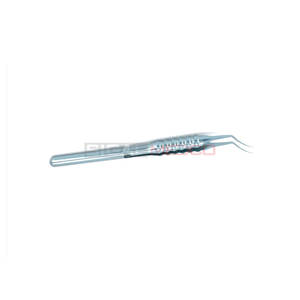 Forceps de capsulorhexis manuel, acier inoxydable allemand, tige marquée, pointes dentelées pointues de 2,5 mm et 5 mm, chirurgie ophtalmique de la cataracte - Product Image 4